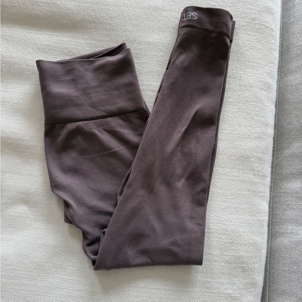 SET Active Brown Ribbed Sports Set - Picture 11 of 11